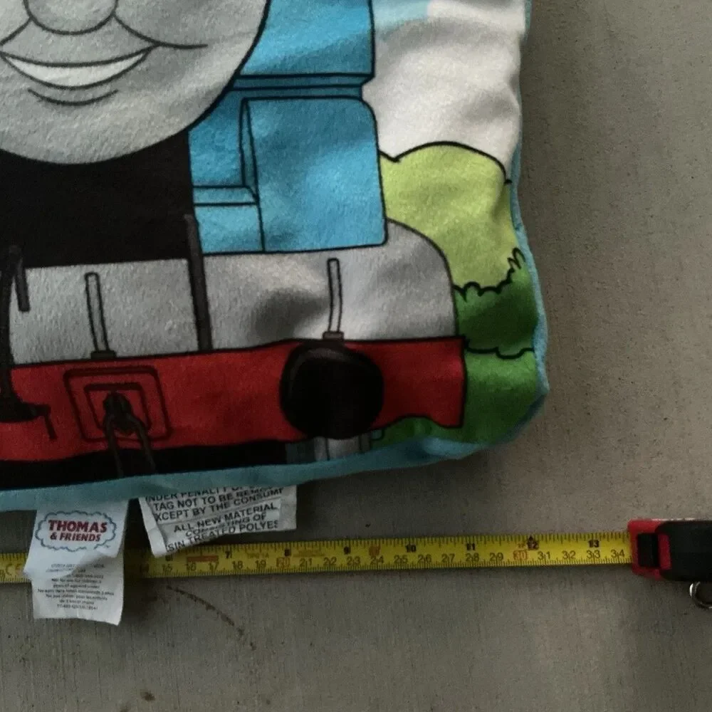 Thomas & Friends Thomas the Tank Engine Plush Pillow Cushion Blue 12x12